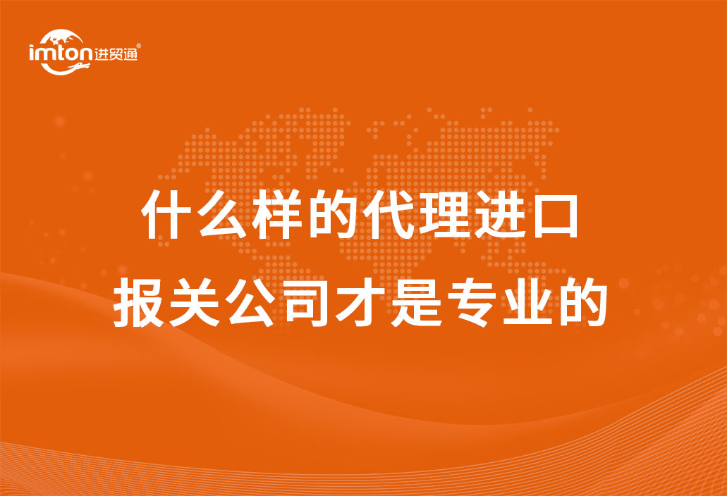 什么樣的代理進口報關(guān)公司才是專業(yè)的?